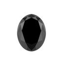 Loose Moissanite Jet Black Clean Oval Cut 11.00 x 9.00 MM