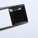 Loose Moissanite Jet Black Clean Princess Cut 8.50 MM