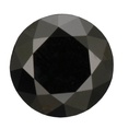 Loose Moissanite Jet Black Clean Round Cut 11.25 MM