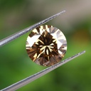 Loose Moissanite Light Brown Clean Round Cut 14.75 MM -1