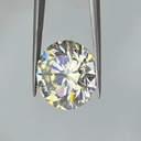 Loose Moissanite Light Yellow Clean Round Cut 10.00 MM