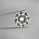 Loose Moissanite Light Yellow Clean Round Cut 8.50 MM