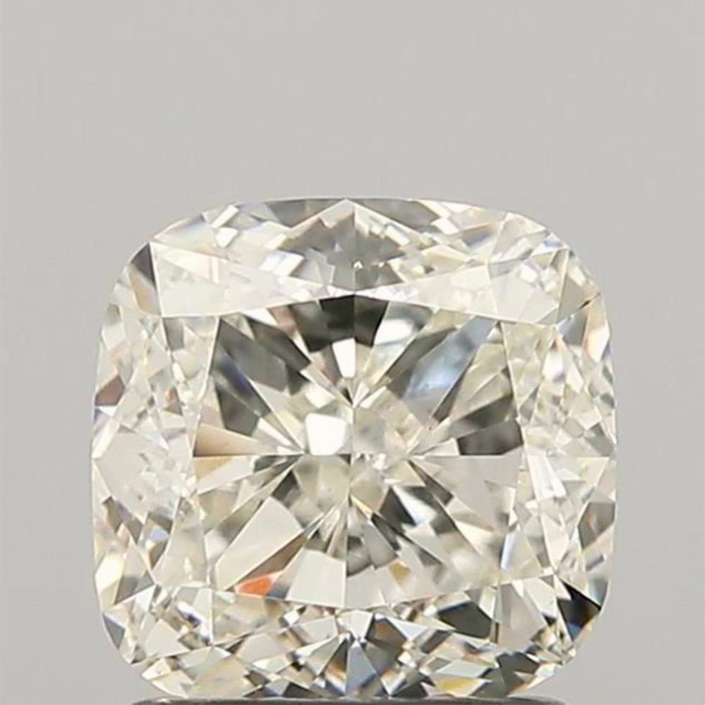 Loose Moissanite Off White Clean Cushion Cut 15.00 MM