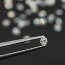 Loose Moissanite Off White Clean Round Cut 4.75 MM