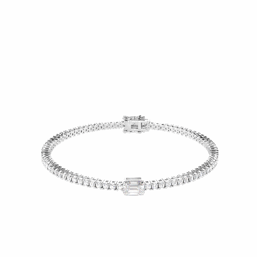 Sterling Silver Tennis Bracelet