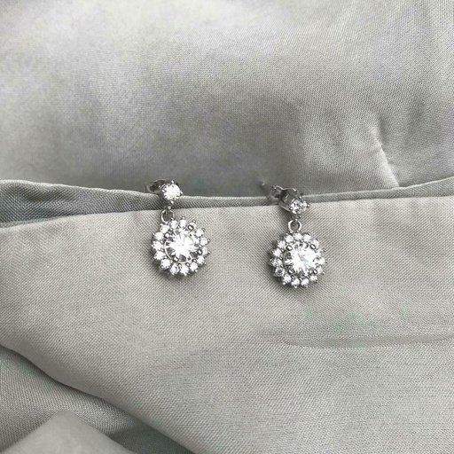  Round Cut Drop/Dangle Earrings For Women