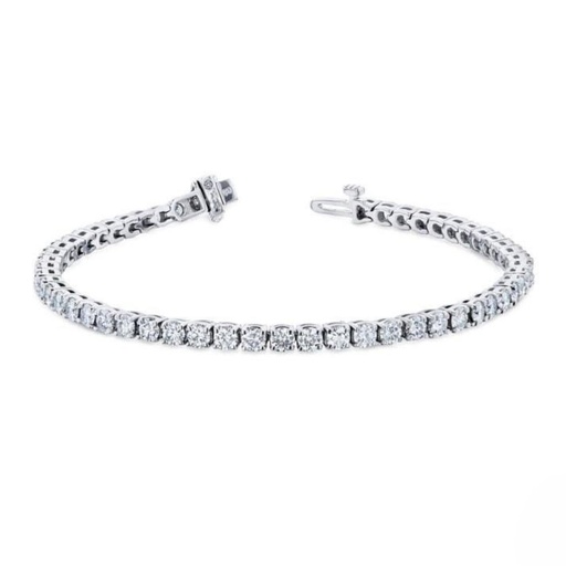 Round Diamond Tennis Bracelet For Women