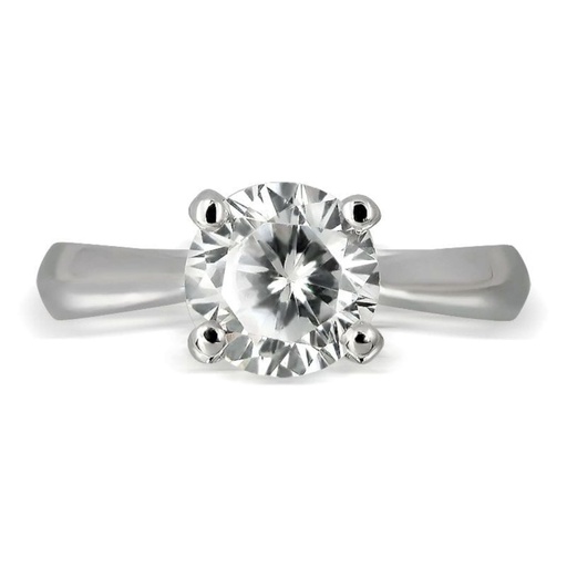 Round Diamond Solitaire Engagement Ring for Women