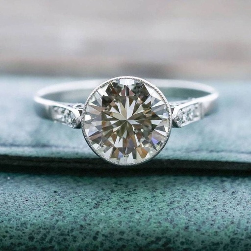  Round Cut Vintage Engagement Ring For Women