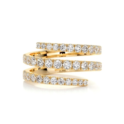 Round Cut Diamond Unique Eternity Wedding Band For Women