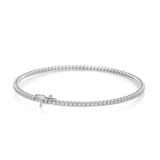 Round Cut Diamond Tennis Bracelet For Women