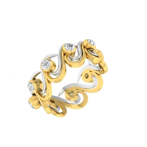 Round Cut Diamond Eternity Wedding Band For Women