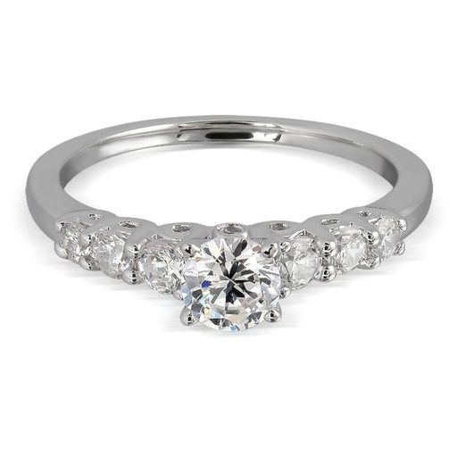 Round Cut Stone Engagement Ring for Women