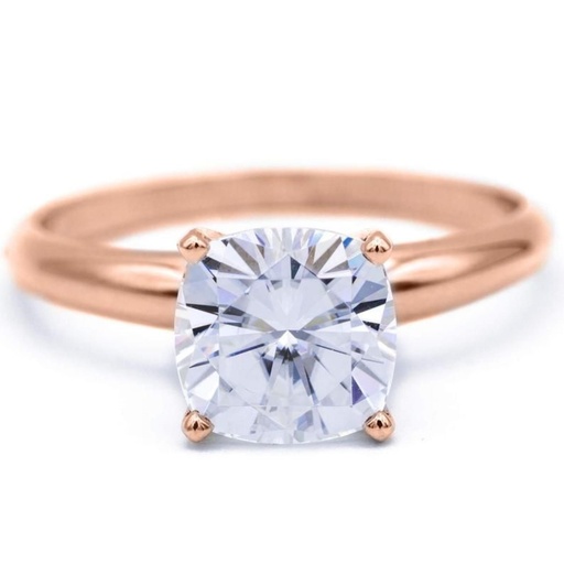 Cushion Cut Stone Solitaire Ring for Women