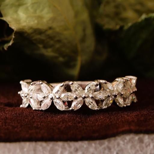 Marquise Cut Stone Wedding Ring for Women