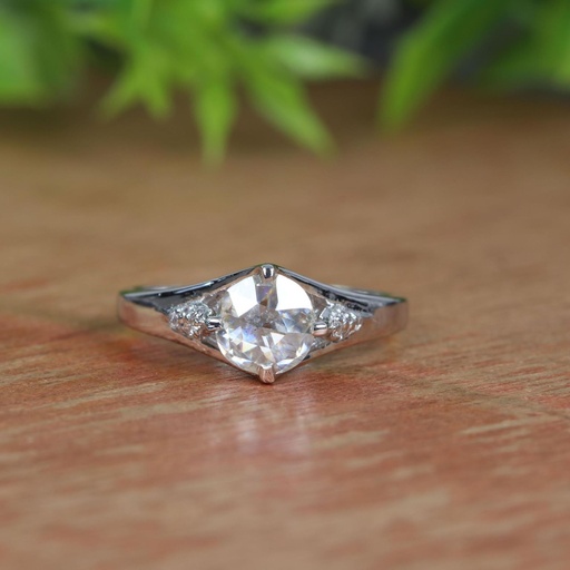 Round Diamond Unique Engagement Ring for Women