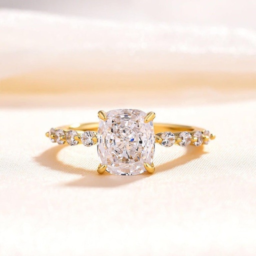 Cushion Diamond Engagement Ring for Women