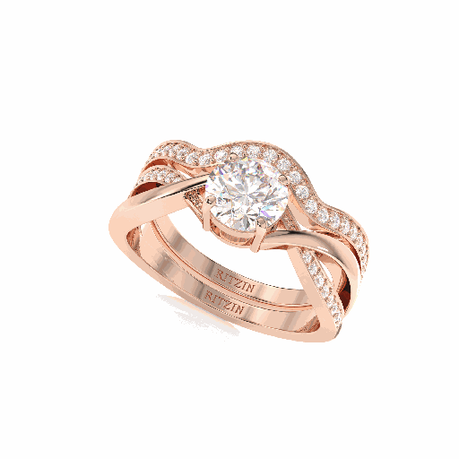 Round Diamond Bridal Ring for Women