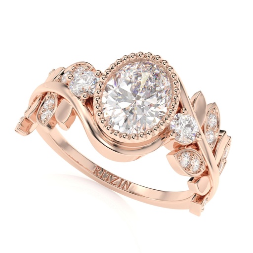 1.00CT Oval Cut Diamond  Engagement Ring For Women