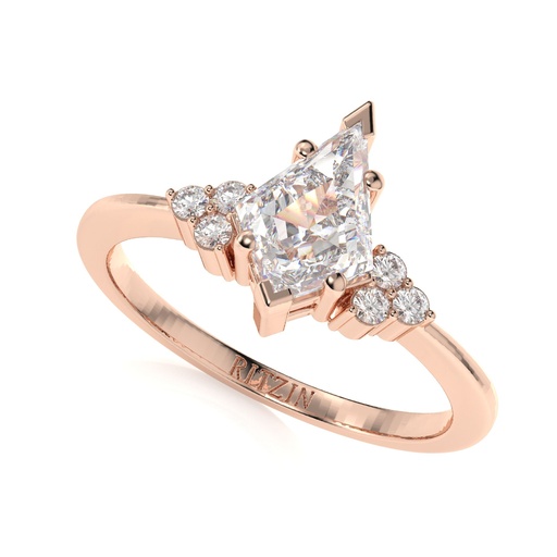 Kite Cut Diamond 7 Stone Engagement Ring For Her