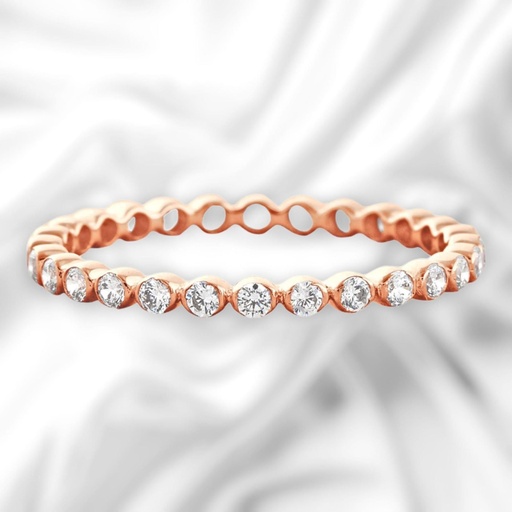 Round Cut Diamond Eternity Wedding Band For Women