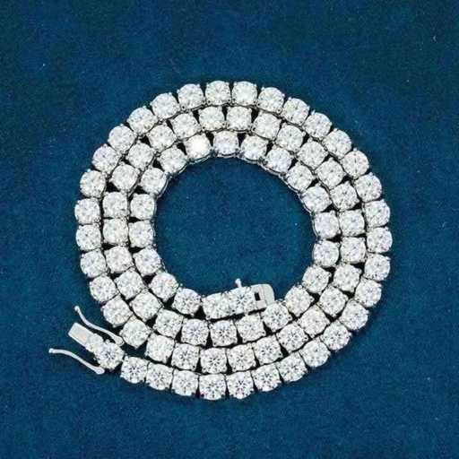20 inch 6.5 mm womens tennis necklace for wedding engagement