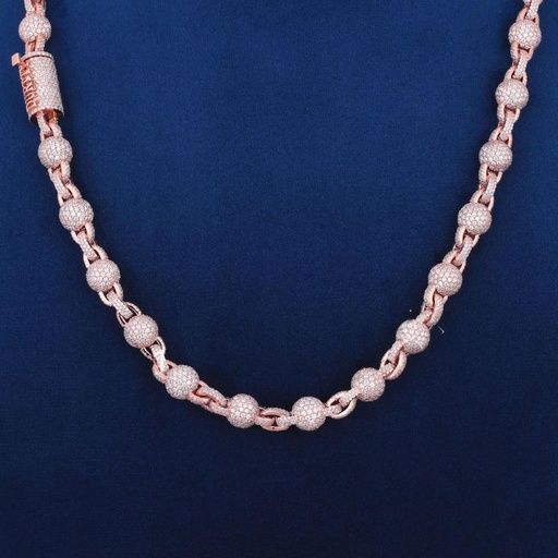 20 inch 7 mm custom made fancy designer chain for unisex VVS clarity def color diamonds