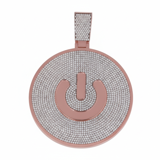 Elevate your hip hop game with this unique and stylish diamond pendant crafted in 14 kt gold with lab grown diamonds