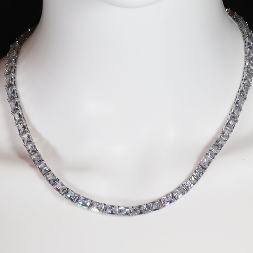 9.00x7.00MM Radiant Cut Diamond Prong Setting Tennis For Men