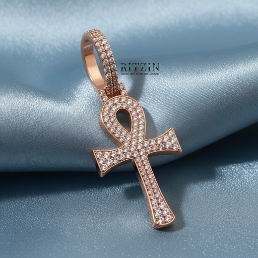 Round Cut Diamond Hip Hop Pendant For Men