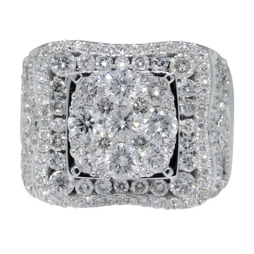 925 Sterling Silver Diamond Men Ring Fully Iced Gold Plated Men Pinky And Hiphop Ring