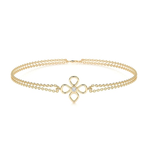Diamonds Bracelet -18K Yellow Gold