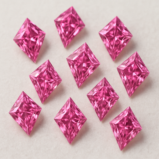 6.5 × 4.5 mm Kite CVD Pink