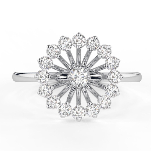 Starburst Diamond Ring in Gold - Dazzling Celestial Design, Ethical Fine Jewelry, Unique Statement Piece