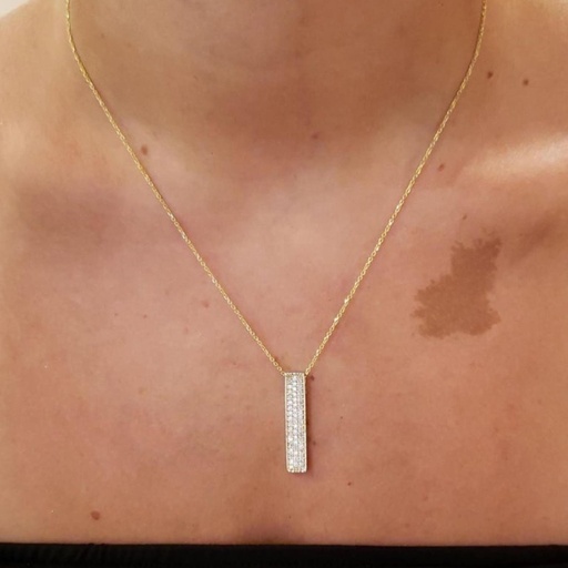 14Kt Gold Diamond Necklace, Round Diamond Pendant Diamond Necklace, Gold Diamond Necklace,  Natural Diamond Necklace, Beautiful Necklace