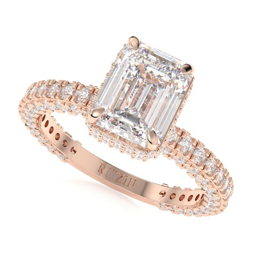 1.75CT Emerald Cut Ring, Colorless  diamond Engagement Ring ,  solitaire engagement ring, Promise Ring