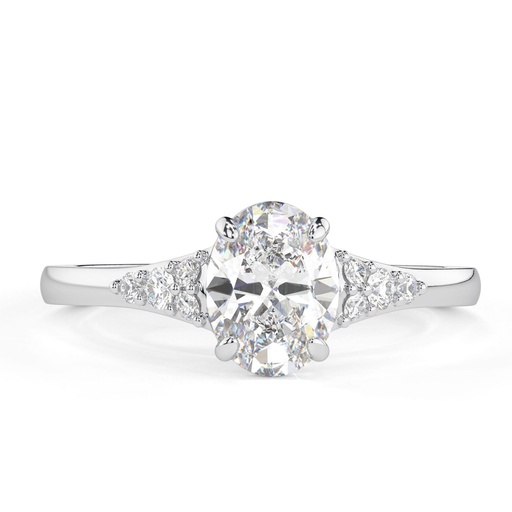 Oval Diamond Engagement Ring for Her