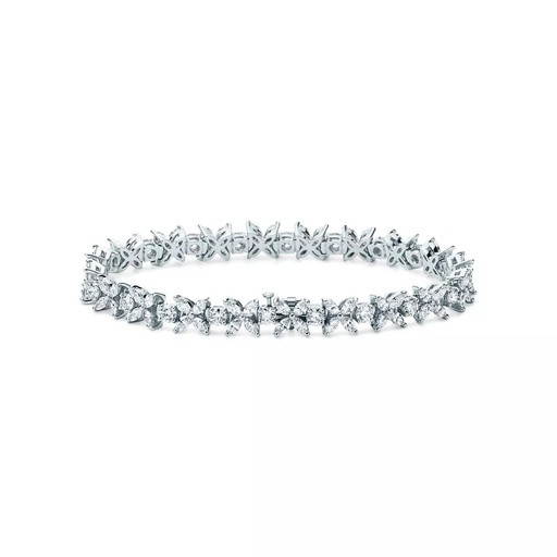 Round & Marquise Cut Tennis Bracelet for Women