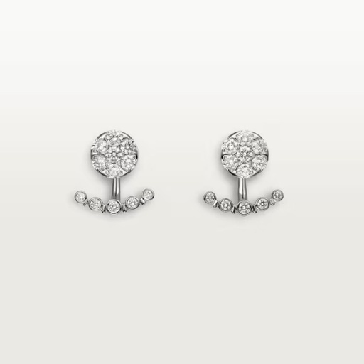 Round Cut Diamond Unique Stud Earrings For Women