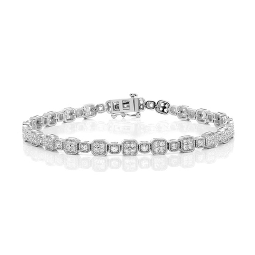  Round Diamond Luxurious Cuban Bracelet 