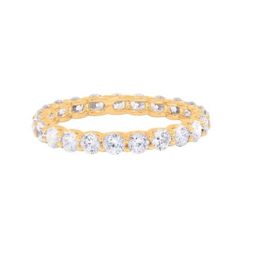  Round Diamond Unique Eternity Wedding Band For Women