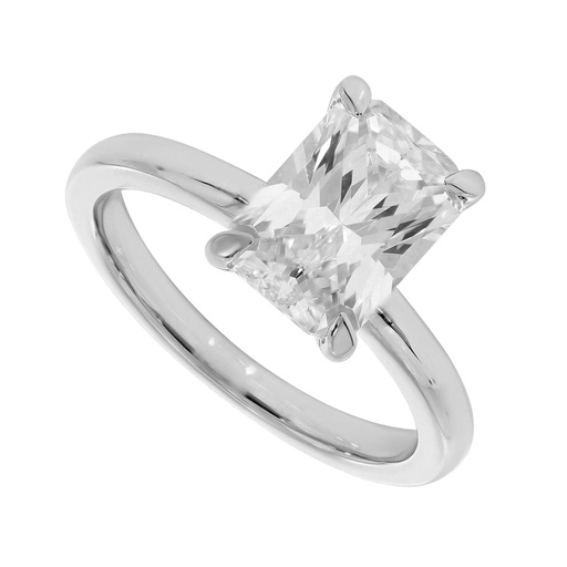 Radiant Diamond Solitaire Ring Engagement Ring For Women