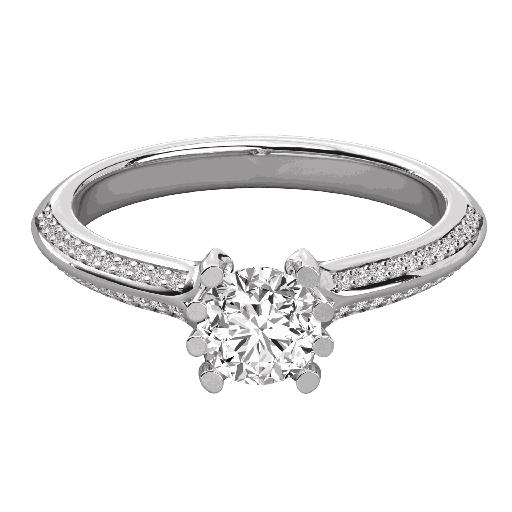  Round Diamond Solitaire Ring