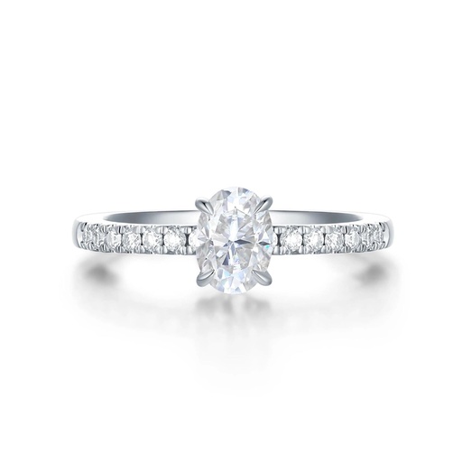  Oval Cut Diamond Engagement Ring For Women