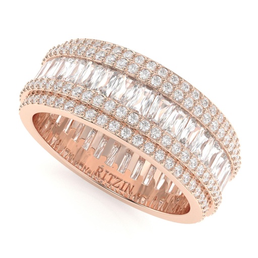 Diamond band crafted in  diamonds with advanced 