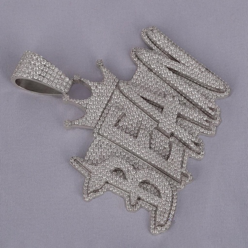 Elevate your styling statement with 14 kt white gold lab grown diamond Pendent