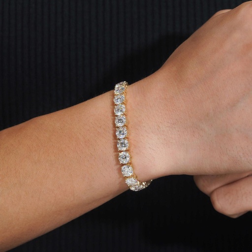 Round Cut Diamond Tennis Bracelet For Women