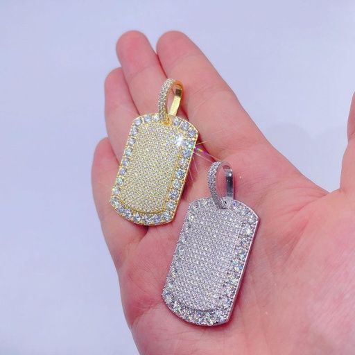 Round Diamond Hip Hop Pendant For Men