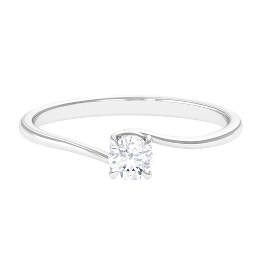 Round Diamond Solitaire Engagement Ring for Women