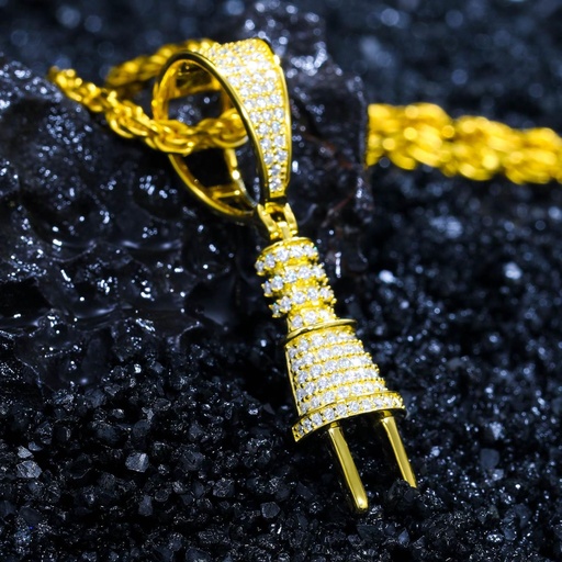  Moissanite Plug Pendant